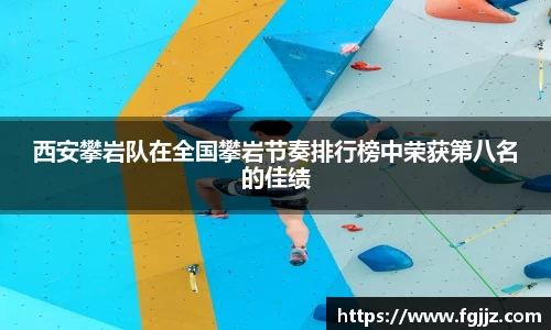 西安攀岩队在全国攀岩节奏排行榜中荣获第八名的佳绩