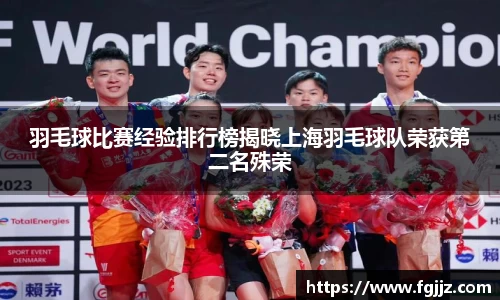 羽毛球比赛经验排行榜揭晓上海羽毛球队荣获第二名殊荣